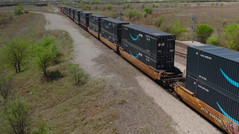 Amazon Prime freight containers