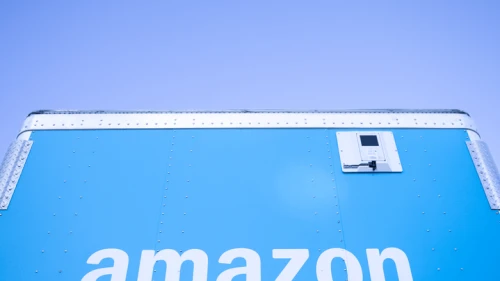 top of amazon truck container