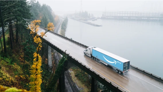 A network built on customer trust. - Amazon Freight Services